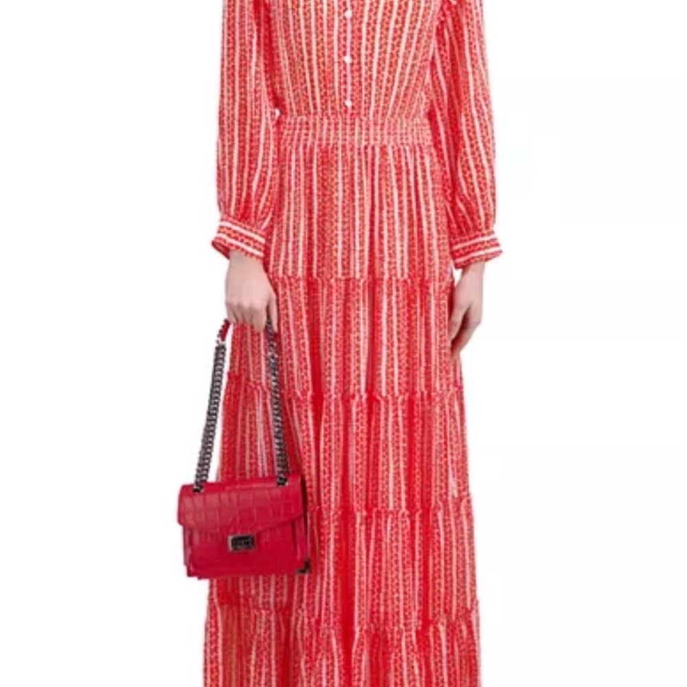 The Kooples Crimson Long Sleeve Dress
